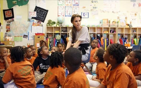 Her Majesty at the LEAP Academy in Washington, DC (QueenRania.Jo)