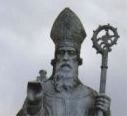 A statue of St. Patrick