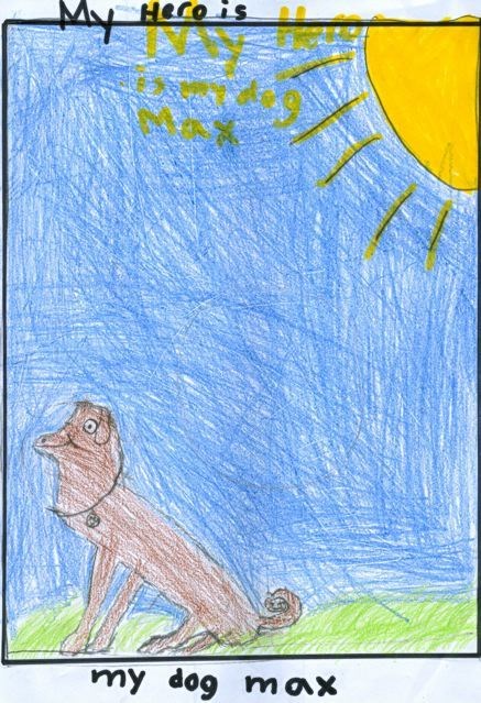 My Dog, Max (I drew it)