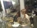 Carys lays down the groove in the studio