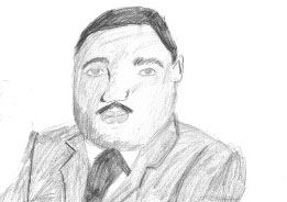My drawing of Martin Luther King Jr.