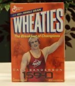 Cael Sanderson on a Wheaties box (yahoo)