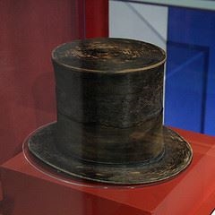 Abraham Lincoln's hat that he wore<br> (http://www.flickr.com/photos/jbparker/<br>501737091/sizes/s/)