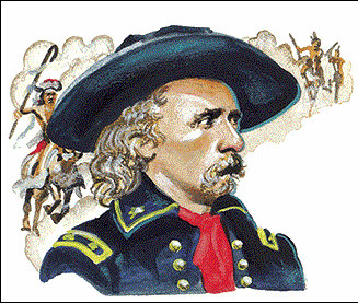 Symbolic Picture of Custer and Indians<br> (http://static.howstuffworks.com/gif/willow/george-a-custer0.gif)