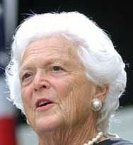 Barbara Bush (http://www.albion.edu/ac_news/AlbionViews2004-05/images04-05/convocationbbush1.jpg)