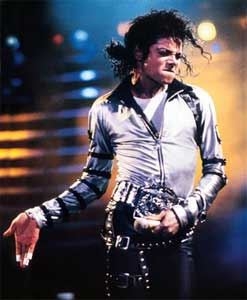 Michael Jackson performing 