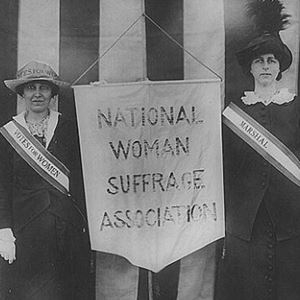 National Womens Suffrage Association Banner (Internet)