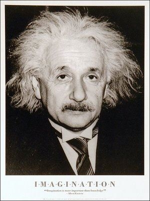 Albert Einstein has Imagination. (Google Images)