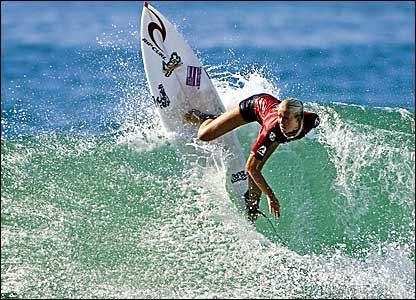 Bethany Kicking The Waves Again!