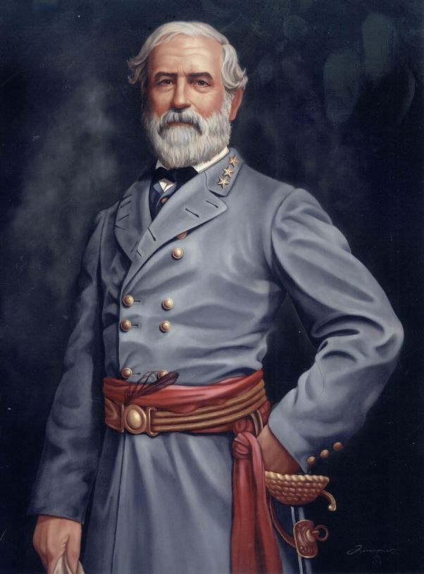 Robert E.Lee standing while he was painted (Google.com)