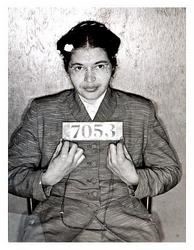 Rosa Parks' mugshot (http://www.rosaparksfacts.com/rosa-parks-pictures-photos.php?type=civil-rights)