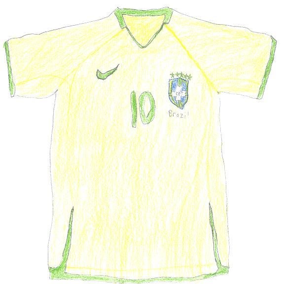 This is a Picture of Pele's Jersey (I drew this picture)
