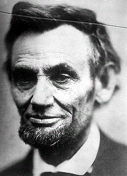 Late portrait of Lincoln shows effect of war. (http://www.worldbookonline.com/advanced/extmedia?id=ar324600&st=abraham+lincoln&em=lr001995)