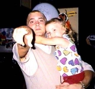 Eminem and Halie Jade