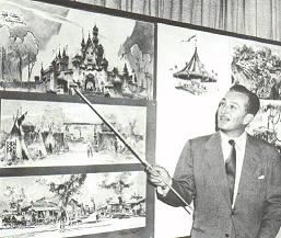Describing the plans for Disneyland (http://www.justdisney.com/images/Disneyland/plans.jpg)