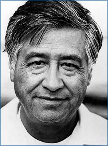 This is Cesar Chavez later in his life (http://www.labor-studies.org/images/chavez.jpg)