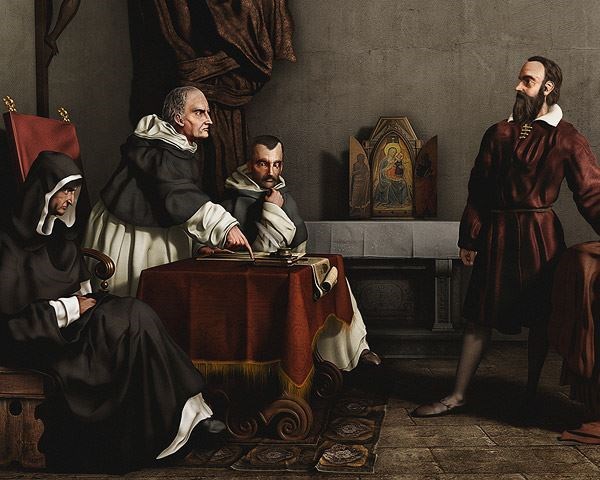 Galileo Faces the Inquisition (http://www.0nd.org/Projects/Galileo-facing-the-Roman-Inquisition/)