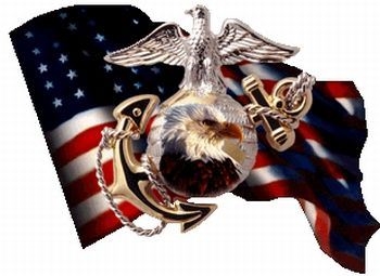 This is the US Marine's logo to honor marines.