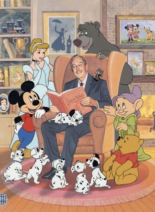 Disney with his Creations (celfcentered.com)