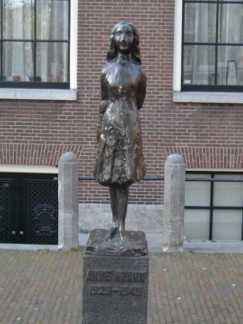 A statue of Anne Frank near her house (http://www.flickr.com/photos/mount_otz/312721697/)