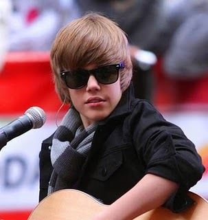 Justin playin the guitar 