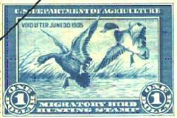 Duck Stamp Act 1934 (http://www.fws.gov/arrowwood/arrowwood_wmd/history.html)
