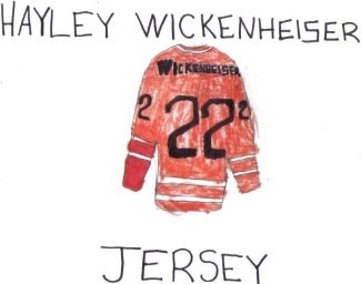 Hayley Wickenheiser's Jersey drawing (I drew it)