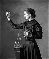 Marie Curie working in her lab (http://www.bnl.gov)