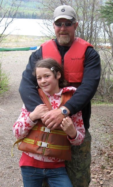 My dad and I at Gwillim Lake.