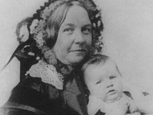 Elizabeth posing for a picture with her baby (http://www.rochester.edu/SBA/images/stanton_big.jpg)