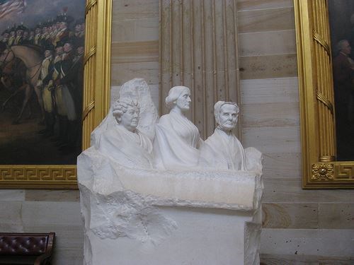 Statue of Stanton, Anthony, and Mott. (www.flickr.com ())