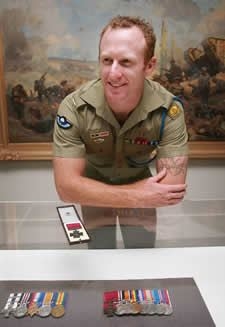 Mark Donaldson lends medal to museum  (itsanhonour.gov.au (Photo: Newspix))