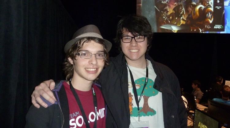 Me (left) with Dyrus (right) at IPL4