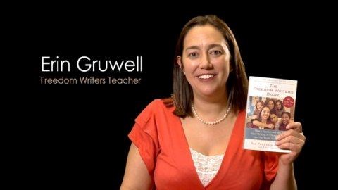 Gruwell with her autobiography (http://vimeo.com/10721298 ())