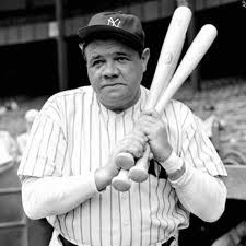 Babe Ruth warming up before a game (google.com (ossports.homestead.com ))