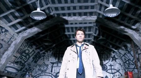 Misha Collins as angel Castiel on Supernatural (http://www.supernaturalwiki.com/images/f/fc/Castie (www.supernaturalwiki.com))