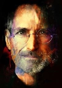 Steve Jobs Close-Up Face Art (http://www.trendingbytes.com/market-insights/old-a (TrendingBytes))