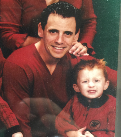 Russo when he was younger along with his son.  (Provided by Kyle Russo )