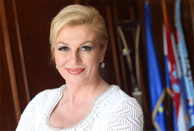Kolinda Grabar-Kitarovic (http://neurope.eu/article/kolinda-grabar-kitarovi%C4%87-milking-all-sacred-cows/)