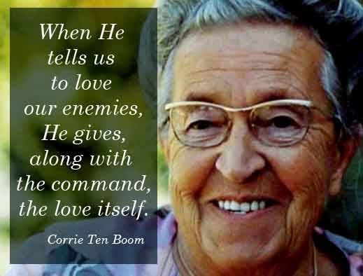 Picture of Corrie ten Boom with one of her quotes (https://www.google.com/url?sa=i&rct=j&q=&esrc=s&so ())