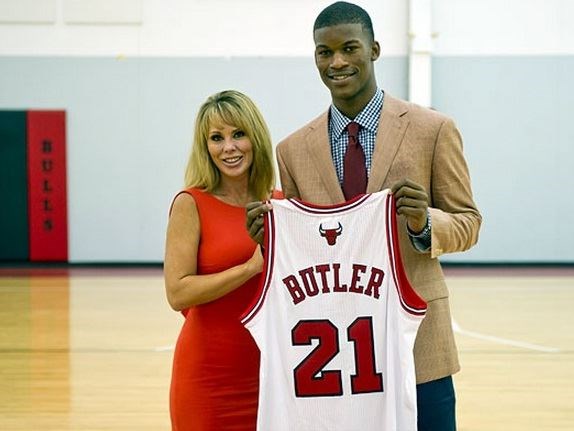 jimmy butler jordan leslie