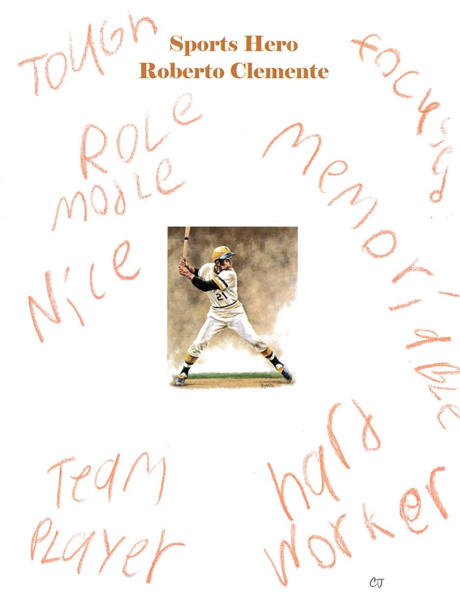 Picture of Roberto Clemente by CJ of GroElementary
