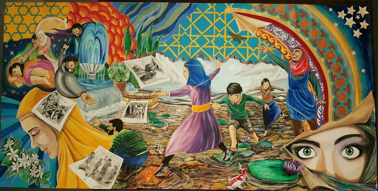 Picture of Palestinian Women Mural