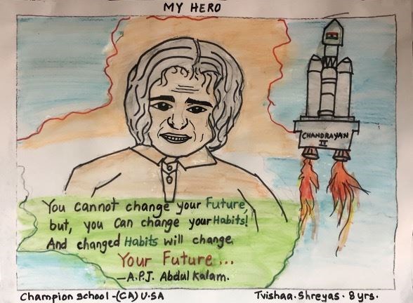 Picture of My Hero - A.P.J.Abdul Kalam