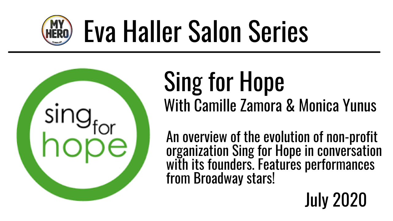 Picture of Eva Haller Salon - Sing for Hope with Camille Zamora and Monica Yunus