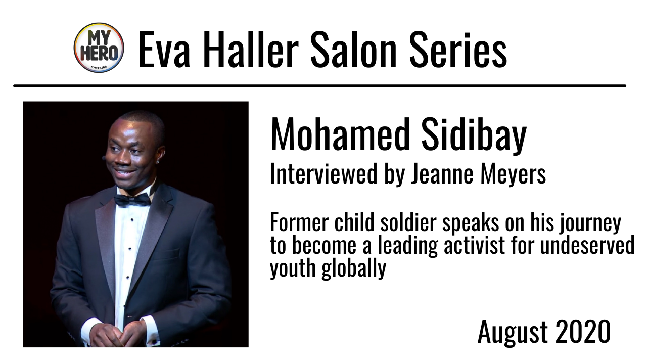 Picture of Eva Haller Salon with Mohamed Sidibay