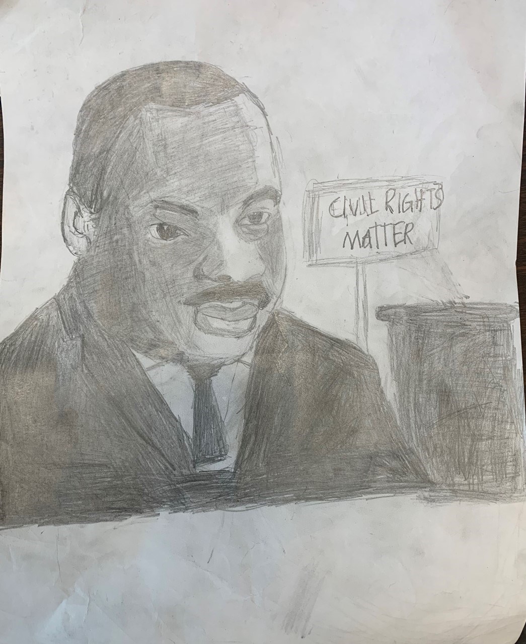 Picture of Martin Luther King- Civil Rights Matter