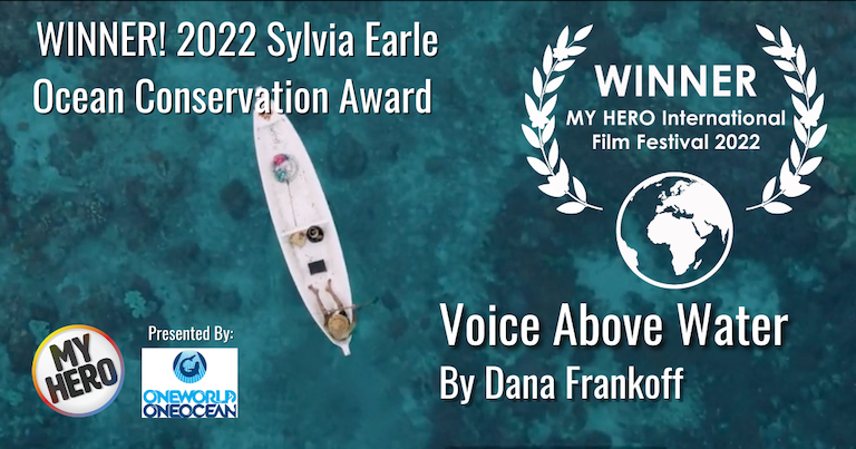 Picture of Voice Above Water Wins MY HERO’s 2022 Sylvia Earle Ocean Award