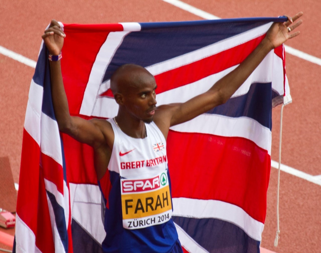 Picture of Olympic Super-Star, Sir Mo Farah (Hussein Abdi Kahin) Victim of Trafficking