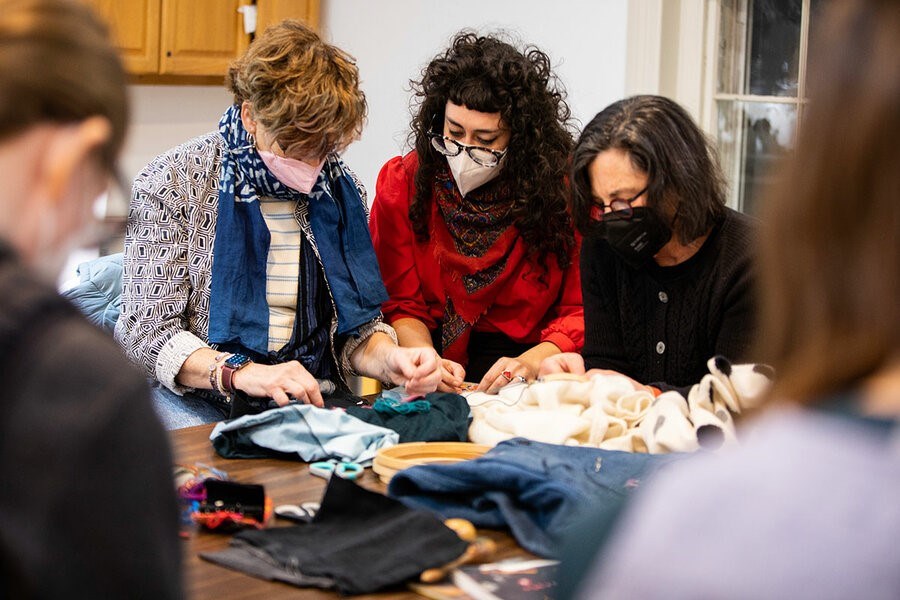 Picture of Make do and mend: As landfills grow, people opt for needle and thread